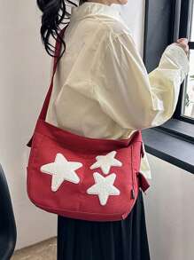 Trang trí ngôi sao túi Hobo trung bình - Đỏ - Xem 6