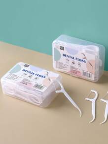 1 caja Palillo de dientes dental - Blanco - Ver 1