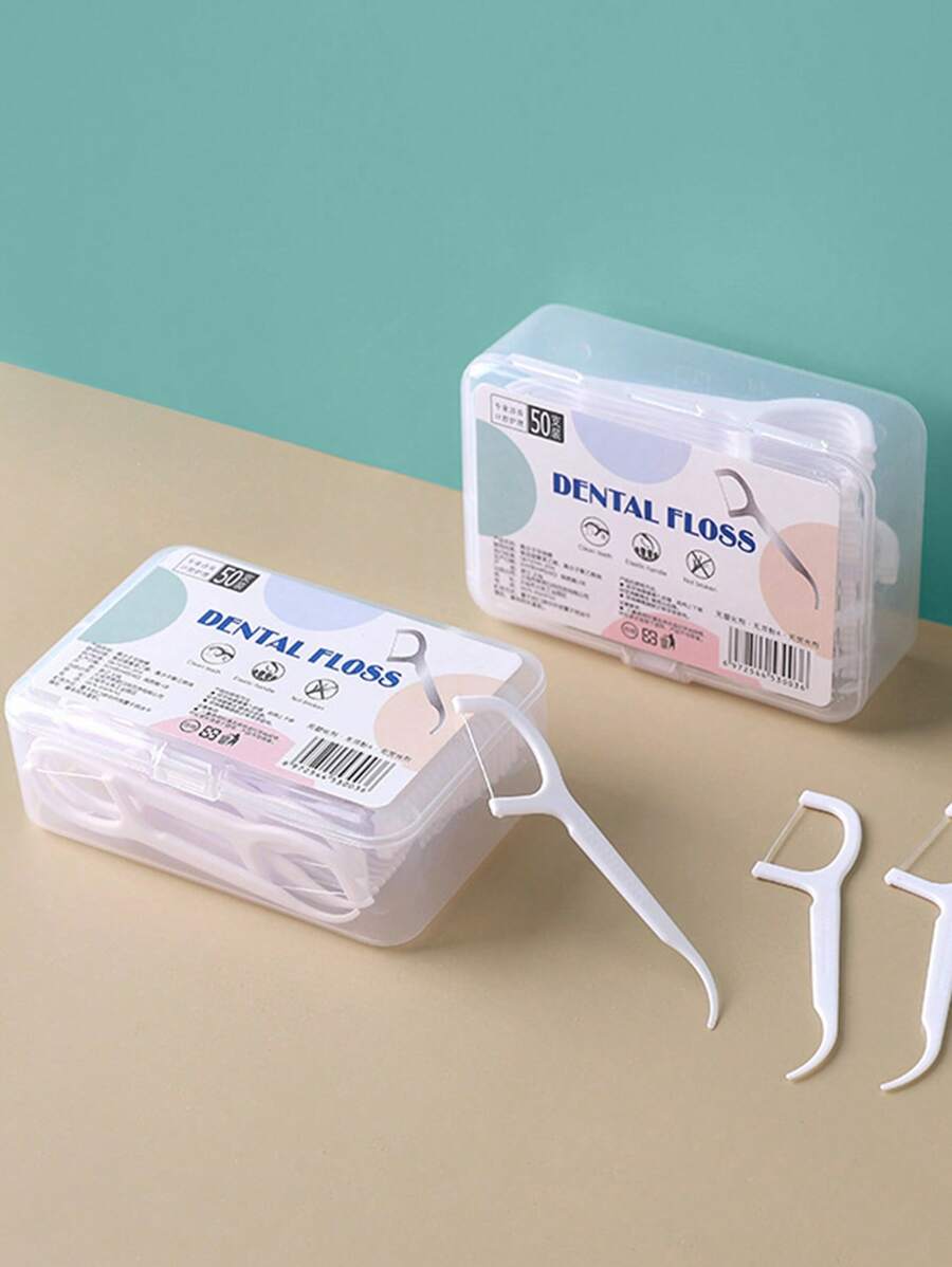 1 caja Palillo de dientes dental - Blanco - Ver 1