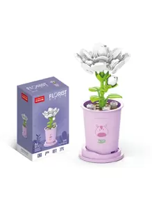 1套花朵設計青少年塊狀玩具 - 彩色 - 查看 1