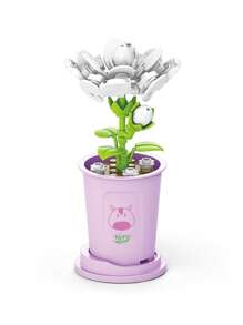 1套花朵設計青少年塊狀玩具 - 彩色 - 查看 2