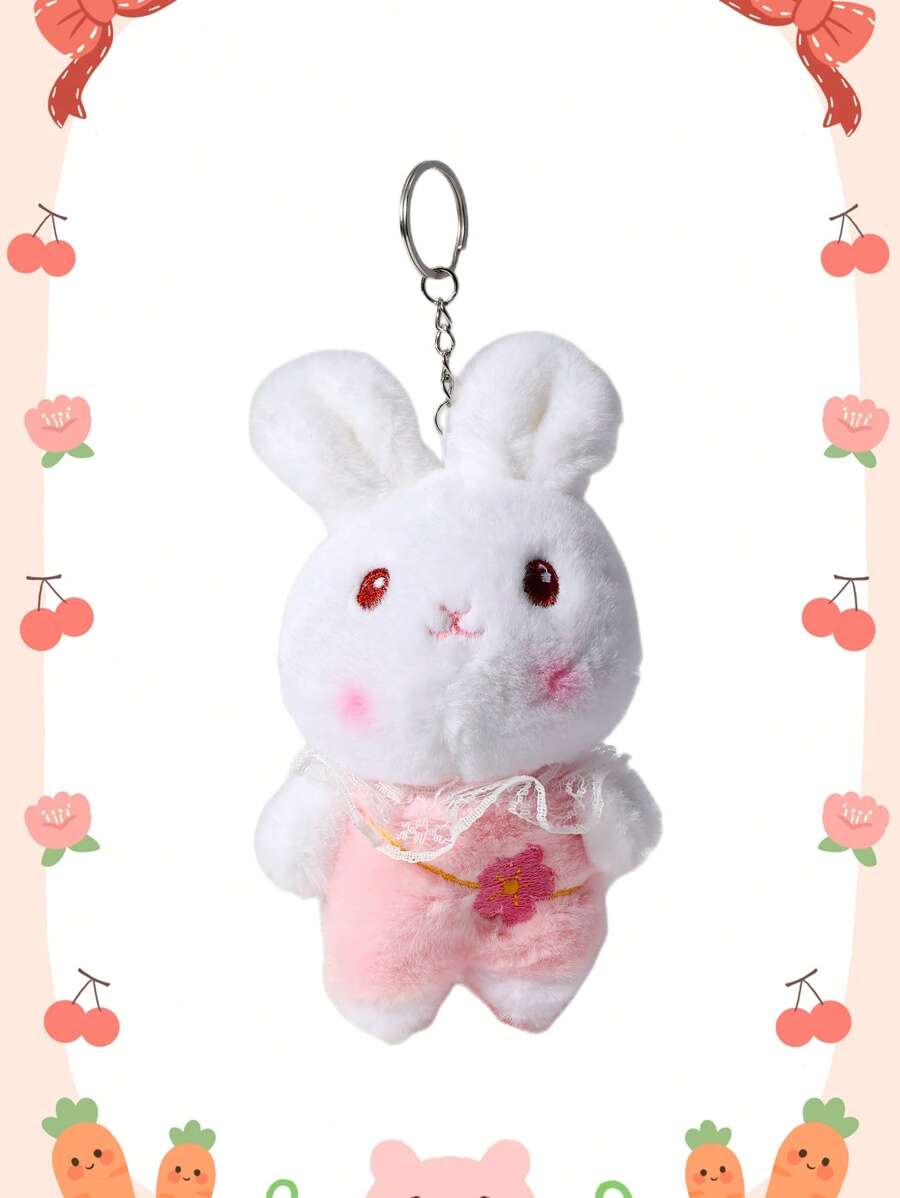 1 móc khóa hoạt hình thỏ dễ thương dành cho nữ, dùng để trang trí - Nhiều màu - Xem 1