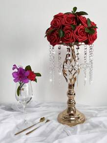 4pcs Snowflake Decor Hanging Decoration, Modern PMMA Wall Hanging For Home Decor - Clear - View 2