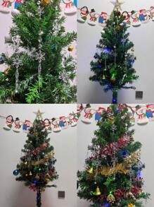 4pcs Snowflake Decor Hanging Decoration, Modern PMMA Wall Hanging For Home Decor - Clear - View 5