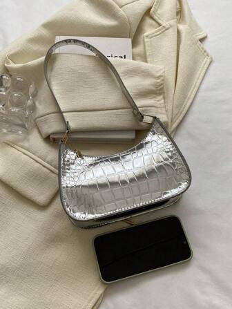 極簡時尚利基設計高端流行手袋,新月形肩背包,休閒肩背包