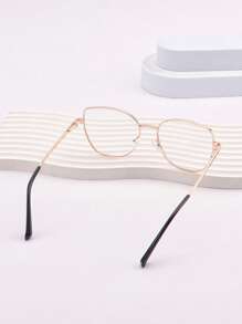 猫眼女士时尚设计眼镜 - 黑色 - 查看 5