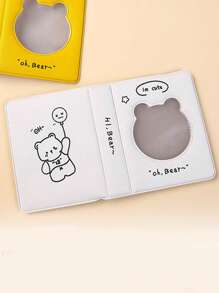 1 Chữ Đồ Họa Gấu Rỗng Album Ảnh Sáng Tạo Di Động Thẻ Đựng Cho Ảnh, Lưu Trữ Thẻ - Nhiều màu - Xem 2