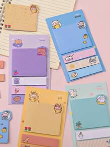 1入組可愛動物便簽組合裝裡面有驚喜
