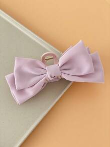 Bow Decor Hair Claw - Pink - View 5