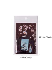 30pcs Floral Pattern Random Sticker - Multicolor - View 7