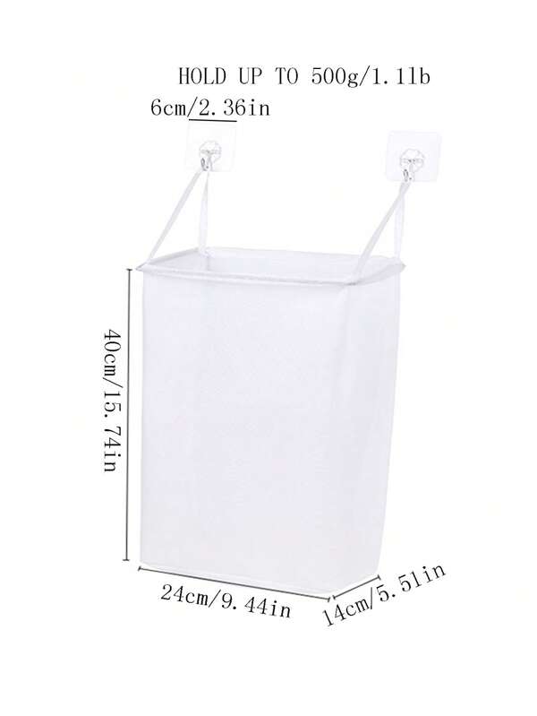 1pc Wall Mounted Laundry Basket SHEIN USA