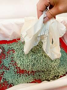 10pcs Portable Cat Litter Filter Bag For Cat For Cleaning g - White - View 5