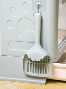 1 pieza Pala de arena para gatos de color al azar para gato para limpieza - Verde - Ver 4