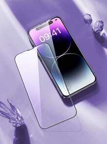 1入組防塵手機屏幕保護膜 - 黑色 - 查看 2