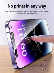 1入組防塵手機屏幕保護膜 - 黑色 - 查看 4