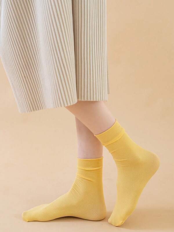 Solid Crew Socks SHEIN USA