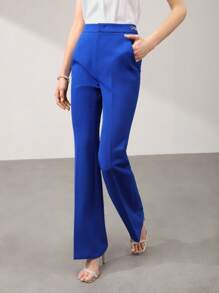 MOTF PREMIUM FLARED RHINESTONE DETAIL DRESS PANTS,SUMMER OUTFITS