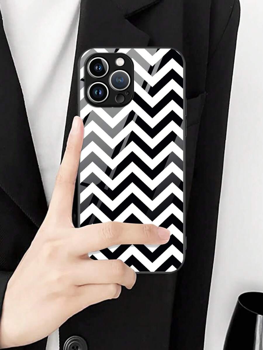 Vỏ điện thoại in chữ Chevron - Nhiều màu - Xem 1