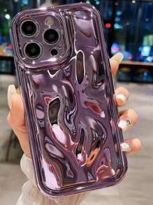 Valentines Abstract Fluid Pattern Phone Case Compatible With IPhone 15/15Pro/15Plus/15Promax - Purple - View 5