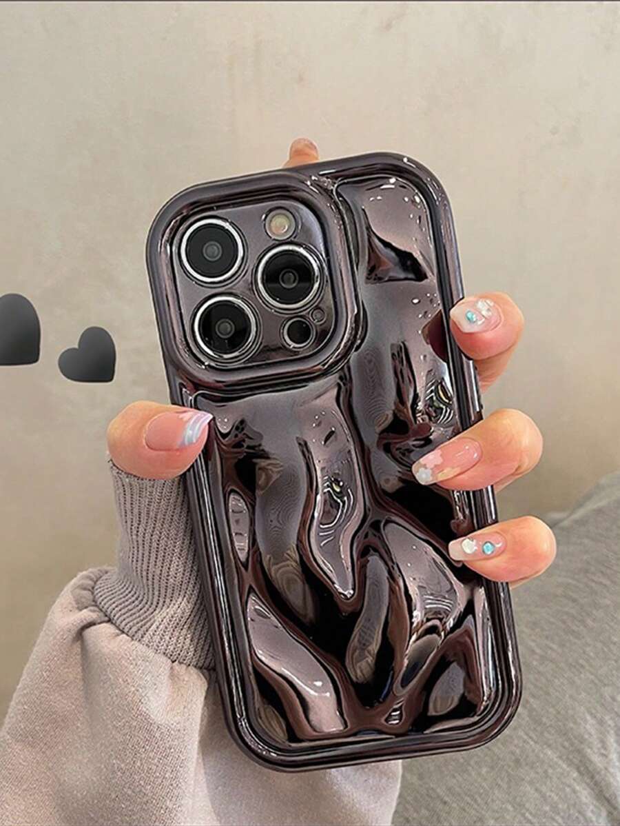 Funda para teléfono con patrón fluido abstracto compatible con iPhone15/15Plus/15Pro/15Promax