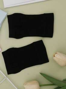 1 cặp bảo vệ lòng bàn tay tập thể dục màu trơn - màu đen - Xem 4