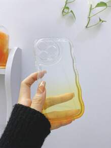 漸層透明手機殼 - 橘色 - 查看 1