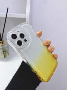 漸層透明手機殼 - 橘色 - 查看 2