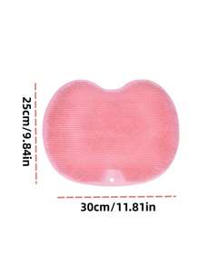 1 Bàn Chải Vệ Sinh Chân Silicone, Màu Hồng Hút Chân Bàn Chải Vệ Sinh Cho Phòng Tắm - Hồng - Xem 2