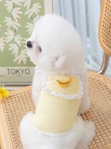 1Pc Banana Decor Pet Tank Cho Chó Và Mèo Cho Mùa Hè - Màu vàng - Xem 1