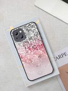 Glitter Colorblock Phone Case