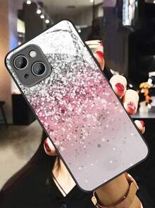 Glitter Colorblock Phone Case