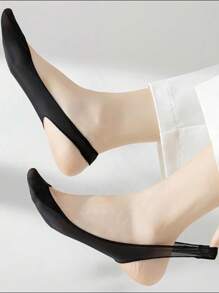 3pairs Women Hollow Out Fashionable Invisible Socks For Daily Decoration - Multicolor - View 2