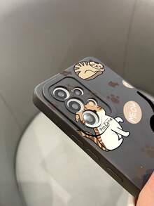 卡通貓樣式手機殼 - 彩色 - 查看 3