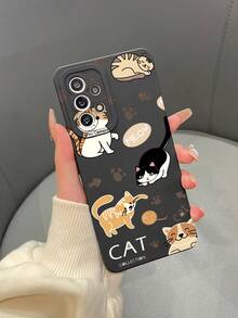 卡通貓樣式手機殼 - 彩色 - 查看 5