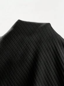 SHEIN Essnce Plus Rib-knit Pencil Skirt