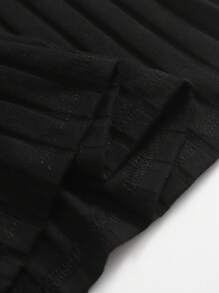 SHEIN Essnce Plus Rib-knit Pencil Skirt