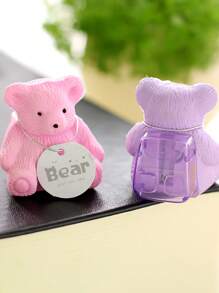 1 Pieza Borrador Con Afilador En Forma De Oso 2 En 1 - Multicolor - Ver 1