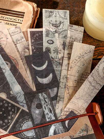 Infeel. Me 40pcs Vintage Pattern Random Sticker Back To School