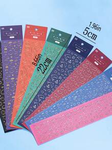 2枚ランダムパターンステッカー - マルチカラー - チェックする 2