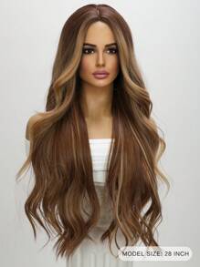 Long Body Wave Synthetic Wig - Ombre - View 4
