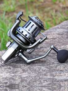 SOUGAYILANG 旋轉釣魚捲線器超順暢強力10000系列4.7:1齒輪比10+1BB - 灰色 - 查看 6