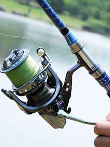 SOUGAYILANG 旋轉釣魚捲線器超順暢強力10000系列4.7:1齒輪比10+1BB - 灰色 - 查看 7