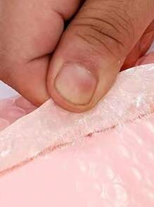 10入組紫色丁香色11*13cm共擠膜氣泡袋,厚吸收泡沫袋,適用於衣物,物流及郵政寄送 - 紫丁香色 - 查看 3