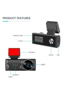 150°720PHD帶32G存儲卡行車記錄儀速度和坐標WiFi行車記錄儀 - 黑色 - 查看 2