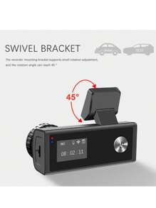 150°720PHD帶32G存儲卡行車記錄儀速度和坐標WiFi行車記錄儀 - 黑色 - 查看 4