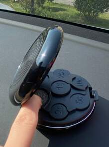 1pc Aluminum Alloy Car Coin Storage Organizer