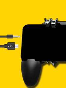 1 pieza Juego con estampado de letra de plástico asa - Negro - Ver 3