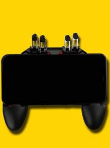 1 pieza Juego con estampado de letra de plástico asa - Negro - Ver 4