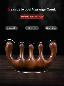 Lược Massage Gỗ - màu nâu - Xem 6