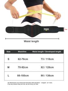 Đai nâng tạ GOUNOD EVA - Tuyệt vời cho Squats, Lunges, Deadlift, Thrusters - Nam và Nữ - màu đen - Xem 7